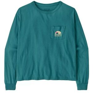 Patagonia Women’s Imagination easy cut pocket shirt wetland blue